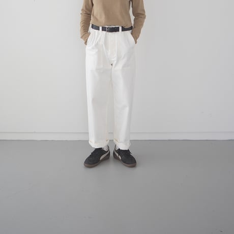 14oz.selvedgedenim jeans /baker pants/size1&2/white