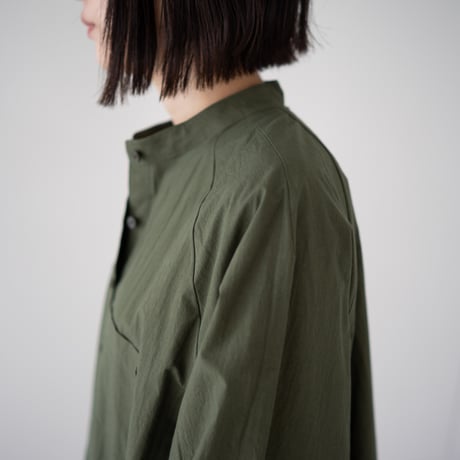 utility shirt dress/olive drab