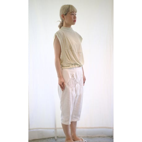 MINIFLOWER RIB HIGHNECK TOPS