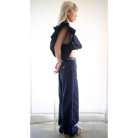 LACE BLOCK SOIL PANTS