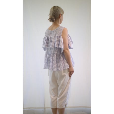 RIBBON FRILL TOPS
