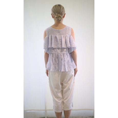 RIBBON FRILL TOPS