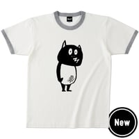 〔予約販売2026年9月中旬～10月下旬発送予定〕河童の三平 いつかえる リンガーT-Shirts  Color  ナチュラル×グレー