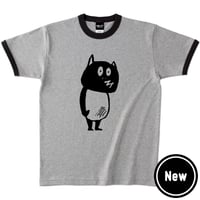 〔予約販売2026年9月中旬～10月下旬発送予定〕河童の三平 いつかえる リンガーT-Shirts  Color  グレー×ブラック