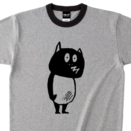〔予約販売2026年9月中旬～10月下旬発送予定〕河童の三平 いつかえる リンガーT-Shirts  Color  グレー×ブラック