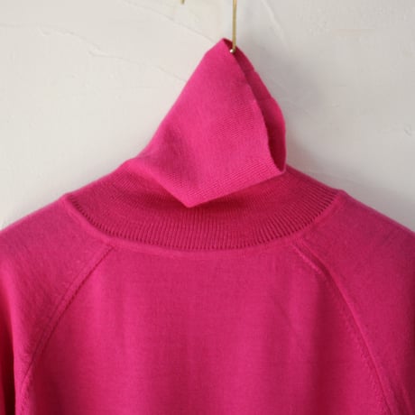 atelier naruse アトリエナルセ　ウールタートルネック ニットセーター　wool turtle neck knit sweater　【送料無料】