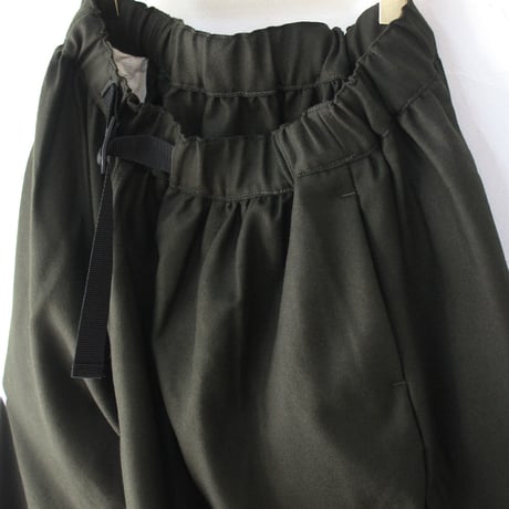 ASEEDONCLOUD アシードンクラウド Flannel Handwerker culottes  #Beige , Dark Green  【送料無料】