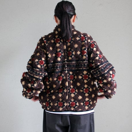 ASEEDONCLOUD アシードンクラウド　Station floor pattern blouson  #Brown  【送料無料】