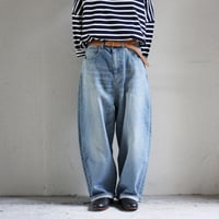 sasanqua by trees サザンカバイツリーズ　12ozオープンエンドデニムボリュームデニムパンツ　＃Light Blue　【送料無料】