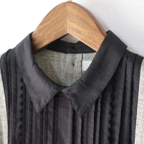 ASEEDONCLOUD アシードンクラウド　Sampler cloth Memories pullover dress #Light Grey  【送料無料】