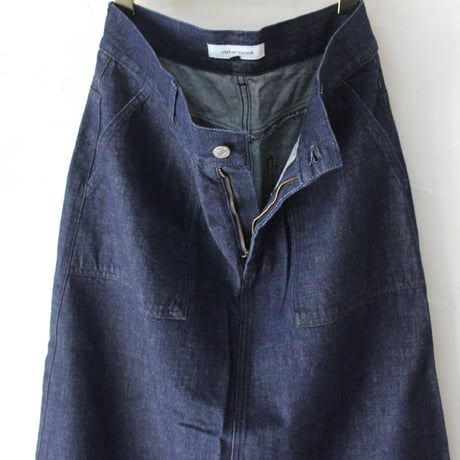 atelier naruse アトリエナルセ　コットンデニム タイトスカート cotton denim tight skirt