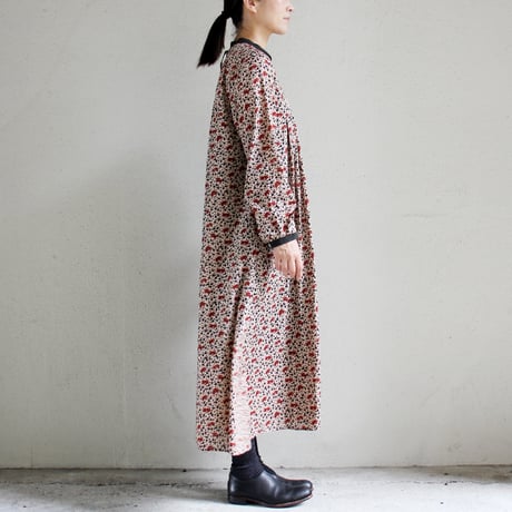 SUSURI ススリ　ログシャツドレス　#beige 【送料無料】