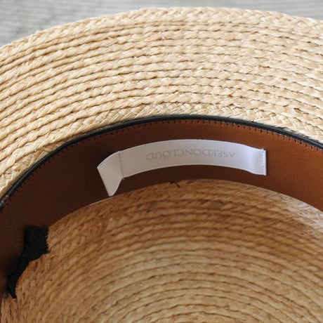 ASEEDONCLOUD アシードンクラウド Kafusho straw hat　#ナチュラル　【送料無料】