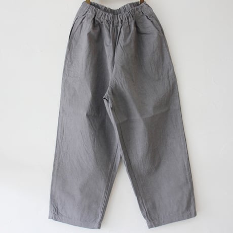 **グレー・ブルー再入荷** homspun ホームスパン　10ozデニムギャザーパンツ　#ホワイト、グレー、ブリーチブルー、ブルー