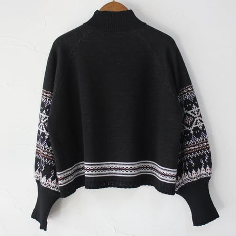 ASEEDONCLOUD アシードンクラウド　Memories pull on knit  #Black  【送料無料】