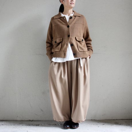 ASEEDONCLOUD アシードンクラウド Flannel Handwerker culottes  #Beige , Dark Green  【送料無料】