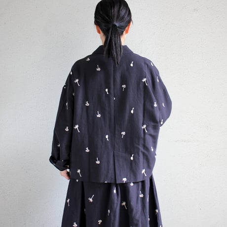 atelier naruse アトリエナルセ　コットンリネンテーラードジャケット cotton linen tailored jacket ～nohara～