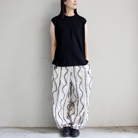 ASEEDONCLOUD アシードンクラウド　Festival cloth Kafusho trousers ＃off white　【送料無料】