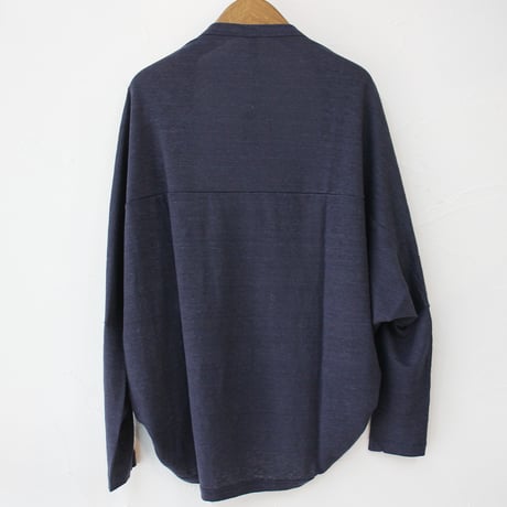 TRAVAIL MANUEL トラバイユマニュアル　リネン天竺ボレロカーディガン　#ブラック、杢グレー、レッド、イエロー、ネイビー　【送料無料】