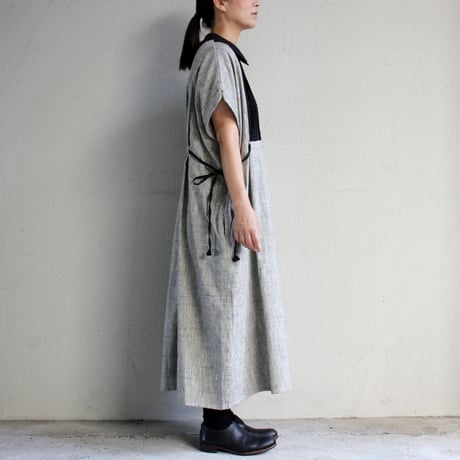 ASEEDONCLOUD アシードンクラウド　Sampler cloth Memories pullover dress #Light Grey  【送料無料】