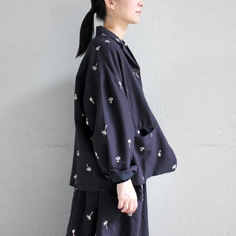 atelier naruse アトリエナルセ　コットンリネンテーラードジャケット cotton linen tailored jacket ～nohara～
