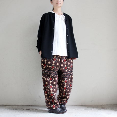 ASEEDONCLOUD アシードンクラウド　Station floor pattern trousers  #Brown  【送料無料】