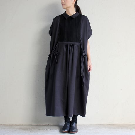 ASEEDONCLOUD アシードンクラウド　Comfort cloth Memories pullover dress #Black  【送料無料】