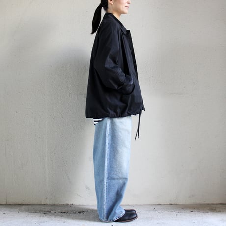 TRAVAIL MANUEL トラバイユマニュアル　ハイカウントウェザーステンブルゾン　#ブラック、カーキ　【送料無料】