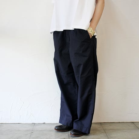 TRAVAIL MANUEL トラバイユマニュアル　ミリタリーウェザーノーティカルパンツ　#ネイビー