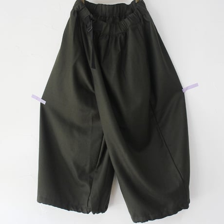 ASEEDONCLOUD アシードンクラウド Flannel Handwerker culottes  #Beige , Dark Green  【送料無料】