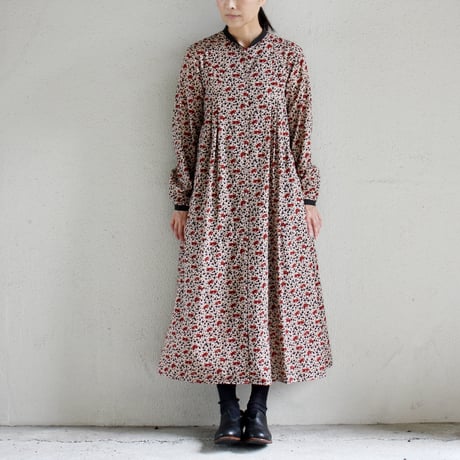 SUSURI ススリ　ログシャツドレス　#beige 【送料無料】