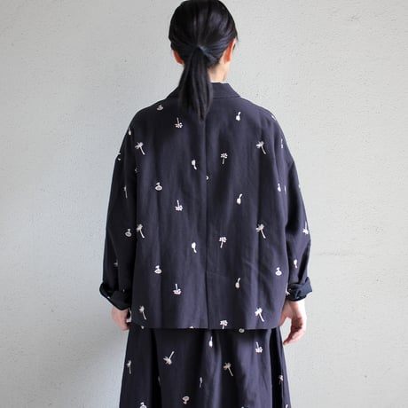 atelier naruse アトリエナルセ　コットンリネンテーラードジャケット cotton linen tailored jacket ～nohara～
