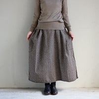homspun ホームスパン　小花プリントキャミドレス　#ブラック　【送料無料】