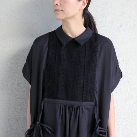 ASEEDONCLOUD アシードンクラウド　Comfort cloth Memories pullover dress #Black  【送料無料】
