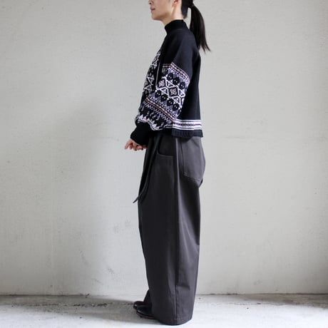 ASEEDONCLOUD アシードンクラウド　Memories pull on knit  #Black  【送料無料】