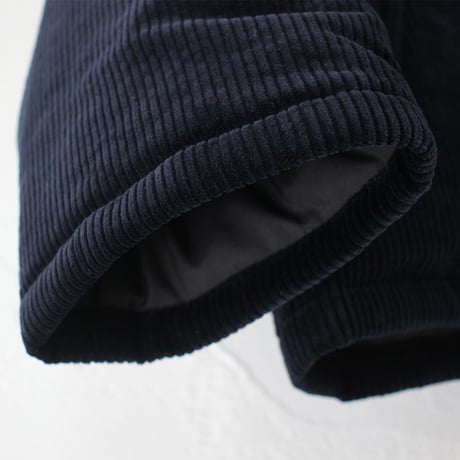 atelier naruse アトリエナルセ　コーデュロイ中綿バルマカーンジャケット　corduroy padded balmacaan Jacket　【送料無料】