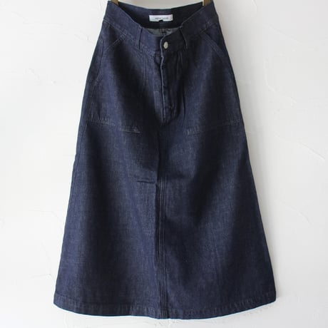 atelier naruse アトリエナルセ　コットンデニム タイトスカート cotton denim tight skirt
