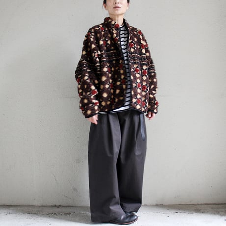 ASEEDONCLOUD アシードンクラウド　Station floor pattern blouson  #Brown  【送料無料】