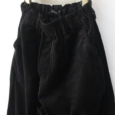 TRAVAIL MANUEL トラバイユマニュアル　サッカーコールデイリーパンツ　#ブラック、ベージュ、オフ白　【送料無料】