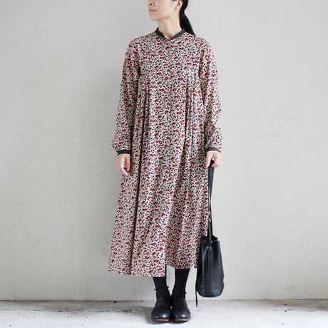 SUSURI ススリ　ログシャツドレス　#beige 【送料無料】