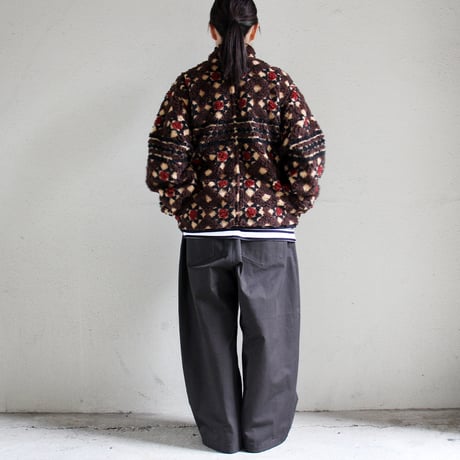 ASEEDONCLOUD アシードンクラウド　Station floor pattern blouson  #Brown  【送料無料】