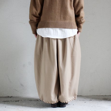 ASEEDONCLOUD アシードンクラウド Flannel Handwerker culottes  #Beige , Dark Green  【送料無料】