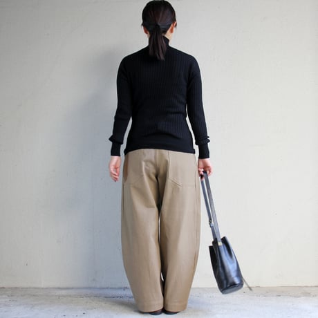 ASEEDONCLOUD アシードンクラウド　HandWerker　Khaki Denim HW Wide Trousers ワイドトラウザー  #KHAKI 【送料無料】