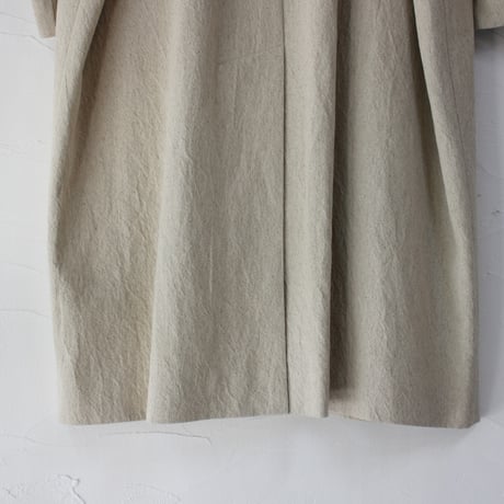 atelier naruse アトリエナルセ　コットンリネンギャバ テーラードコート　cotton linen gabardine tailored coat