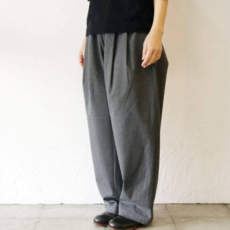 **SALE** TRAVAIL MANUEL トラバイユマニュアル　コンパクトチノストレッチコクーンパンツ　　【送料無料】