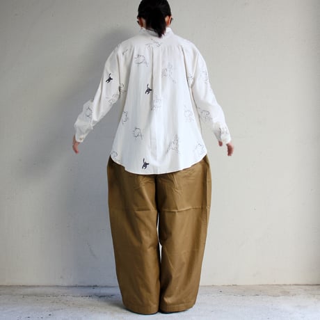 TRAVAIL MANUEL トラバイユマニュアル　コンパクトチノデイリーパンツ　#ブラック、キャメル、カーキ、クリーム　【送料無料】