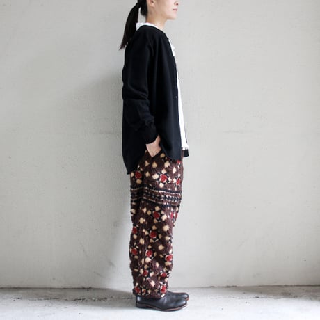 ASEEDONCLOUD アシードンクラウド　Station floor pattern trousers  #Brown  【送料無料】