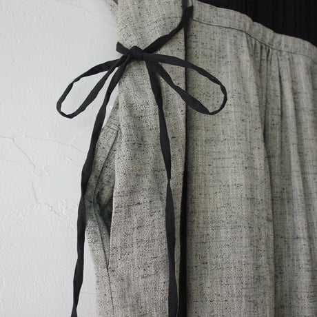 ASEEDONCLOUD アシードンクラウド　Sampler cloth Memories pullover dress #Light Grey  【送料無料】