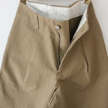 ASEEDONCLOUD アシードンクラウド　HandWerker　Khaki Denim HW Wide Trousers ワイドトラウザー  #KHAKI 【送料無料】