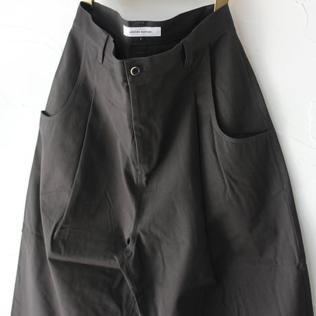 atelier naruse アトリエナルセ　ヴィンテージチノ ワイドタックパンツ vintage chino wide tuck pants